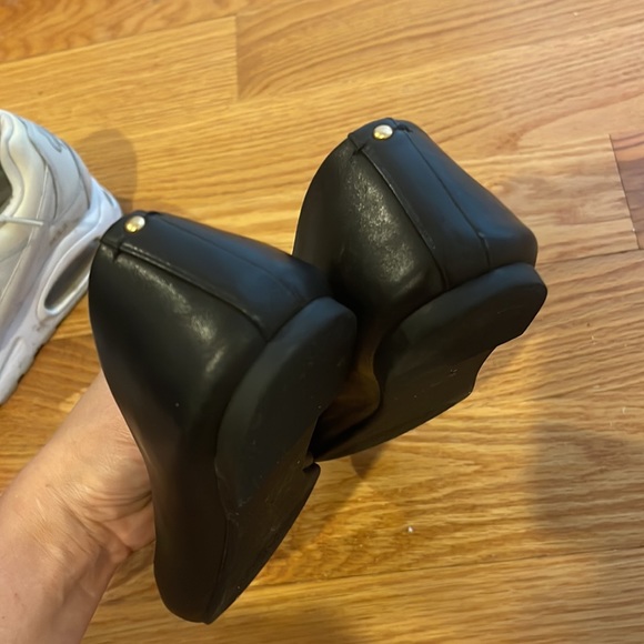 TORY BURCH FLATS SHOES 8 BLACK GOLD - Picture 9 of 10